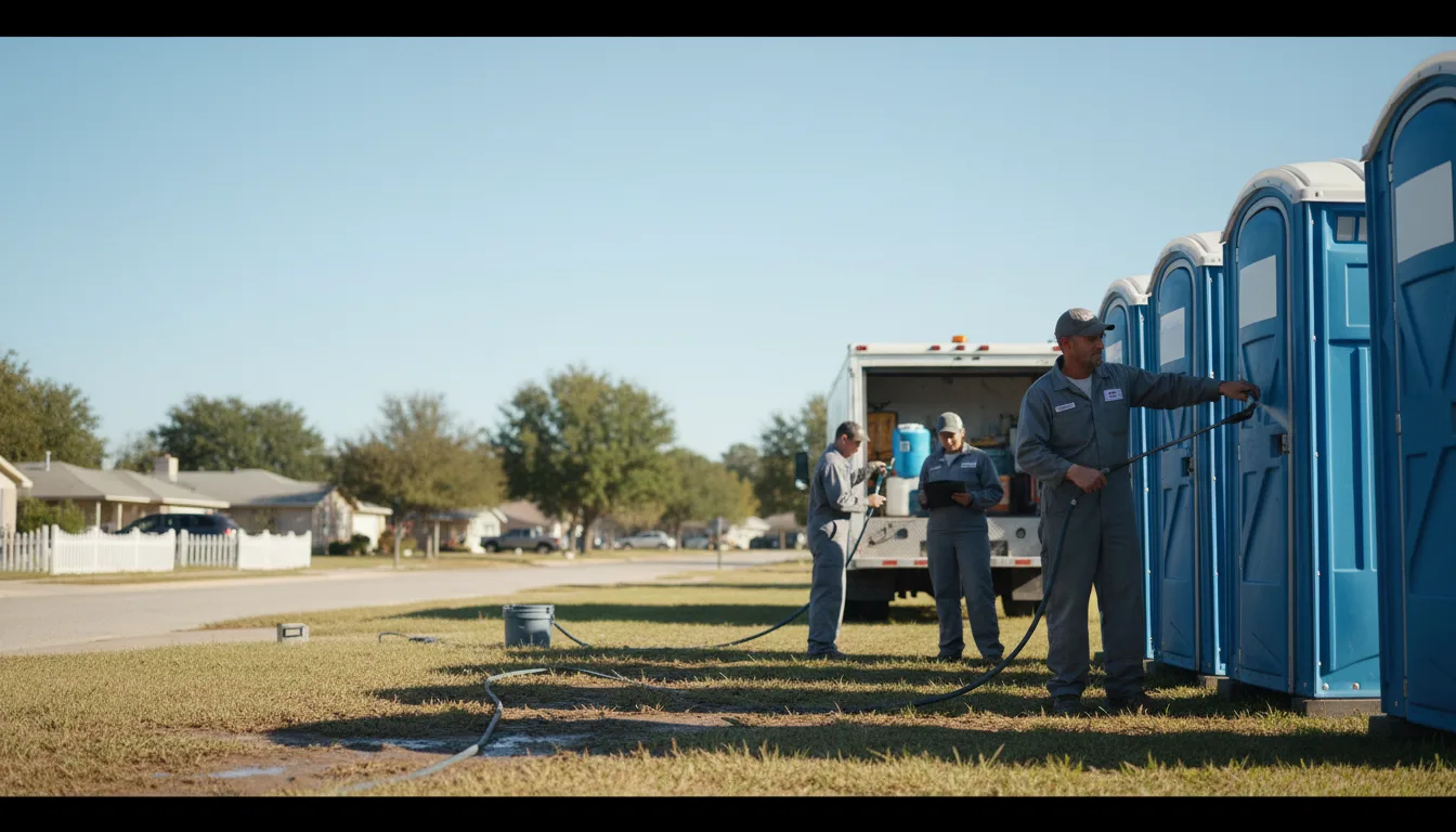 Long-Term Portable Toilet Rental in Cresson, TX near me